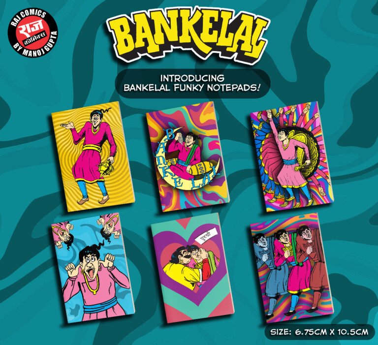Notepad Comic Backside Image Bankelal Notepad Set – JH Comics